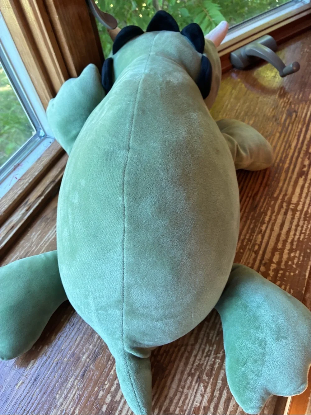 Pillowfort Target Weighted Plush Green Triceratops Dinosaur Sensory Pillow